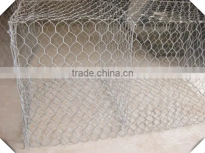 high quality gabion retaining wall / galvanized gabion basket