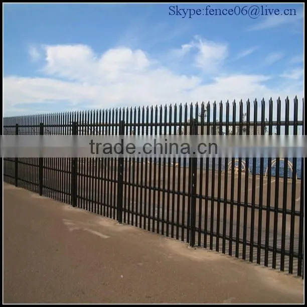 Palisade Fencing/Colourful W and D section pale Palisade Fence