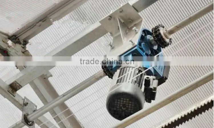 automatic greenhouse window open gear