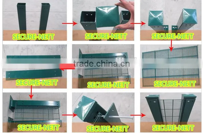 358 High Security Fence/Galvanized 358 High Security Fence/358 Anti Climb High Security Fence