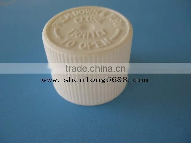 28mm plastic screw child resistant cap CRC cap