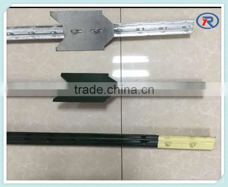 Factory Provide Farm Fence Studded metal T fence Posts(USA Type)