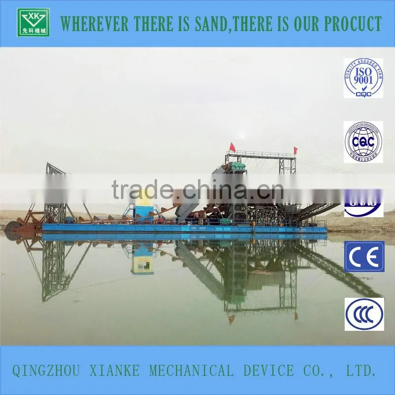 China gold mining dredge for sale