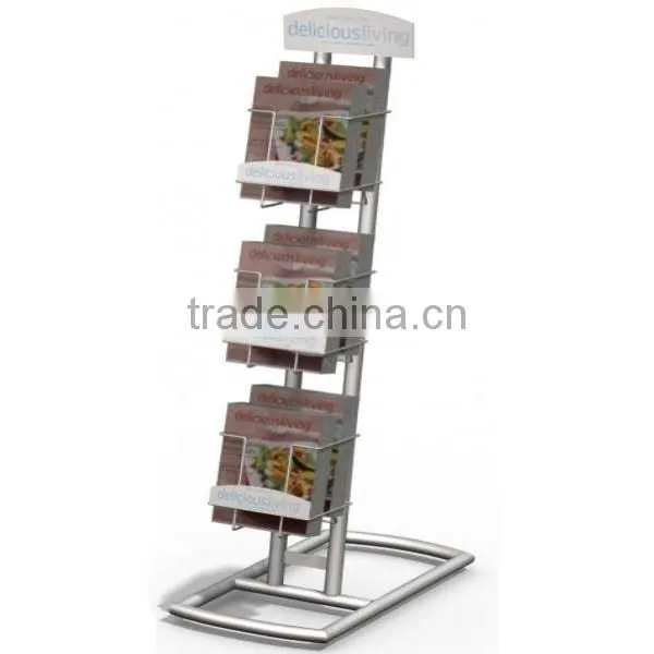 Modern Standing Metal Sapien Book Shelf