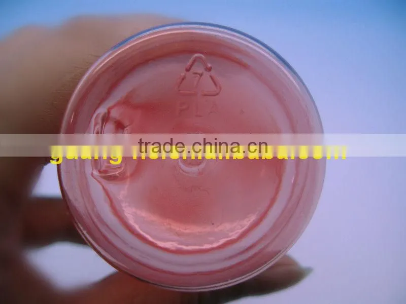150ml Biodegradable transparent clearly tubular plastic pla bottles for cosmetic