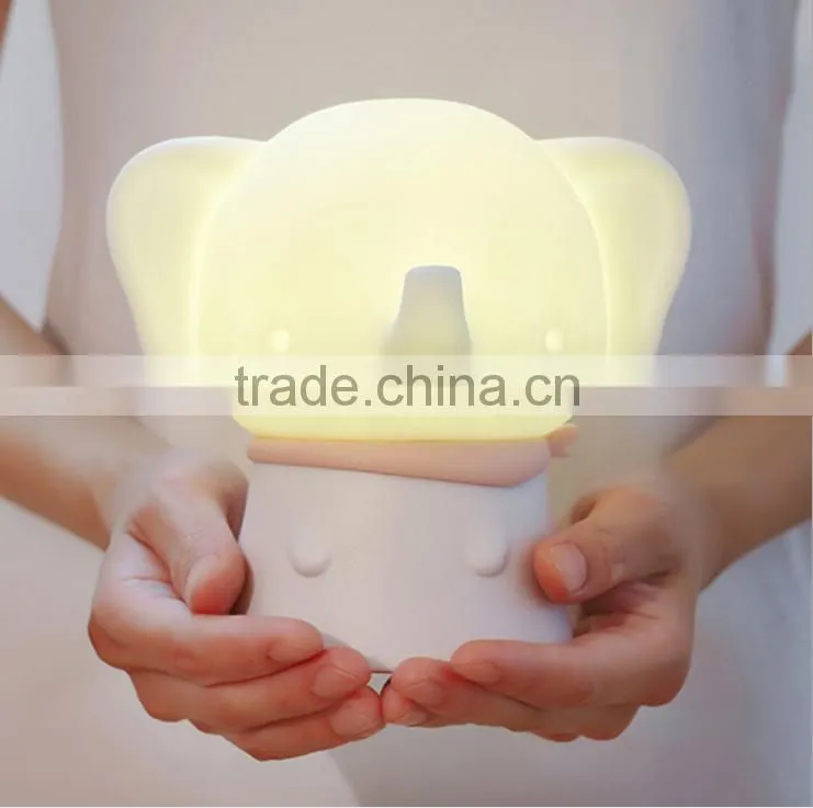 Newest Arrival Elephant Tourch Induction Night Lamp, USB Power Supply Lighting