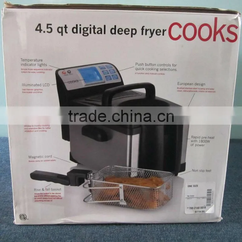 Stock Digital Deep fryer