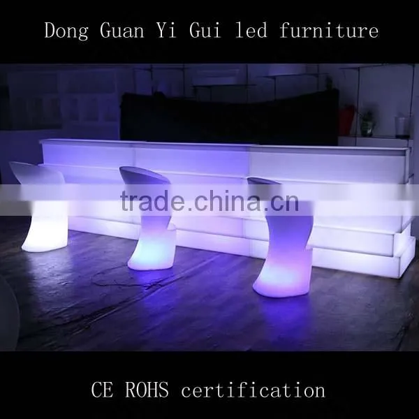 Hot Sale Glowing Bar Table/Illuminated Led Bar Table/Light Up Bar Table