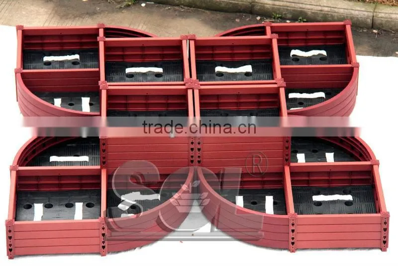 Plastic PP modular vertical box planter