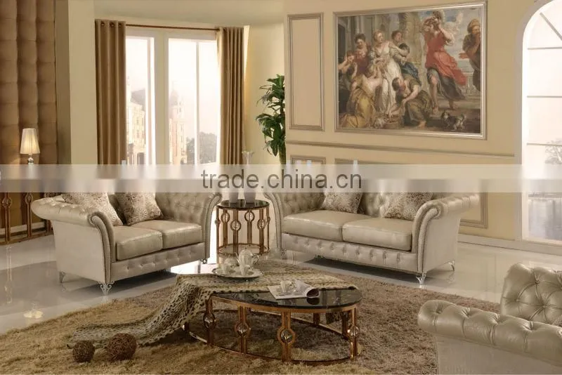 natural color silver hotel/living room furniture coffee/center table set for living room