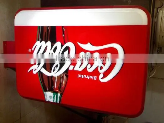 Customized vacuum forming plastic advertising light box