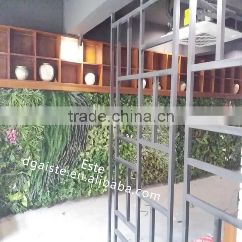 artificial green wall fake grass for indoor decoration plastic plant fire residence
