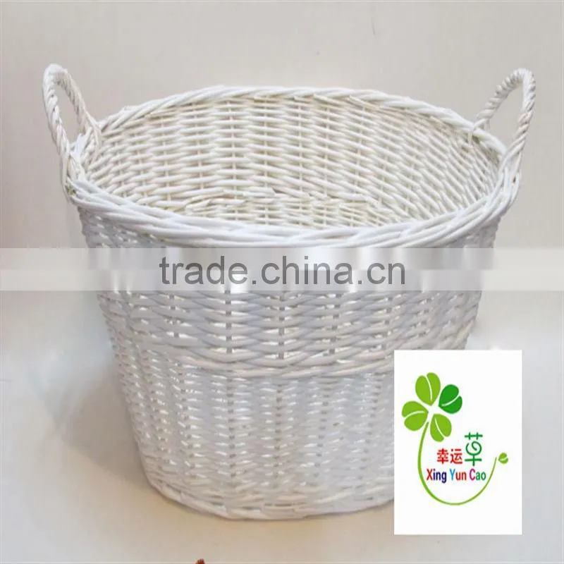 white rectangular wicker laundry basket hotel washing clothes basket