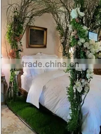 Artificial wisteria flower Arch with iron frame for wedding party decoration