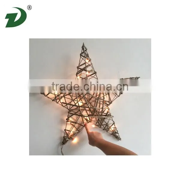 Natural Christmas Willow Star