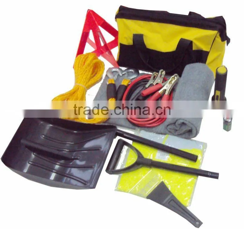 YYS12026 emergency car kit with single foot pump