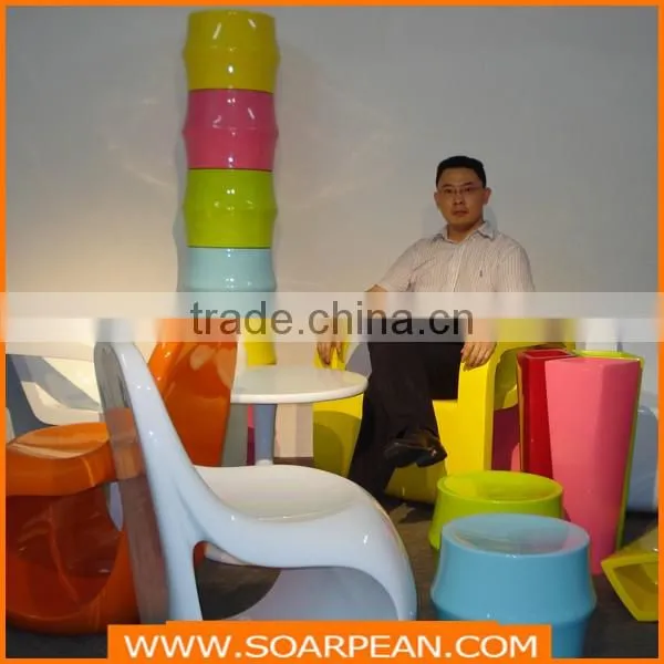 Modern Home Funiture Living Room Fiberglass Child stool