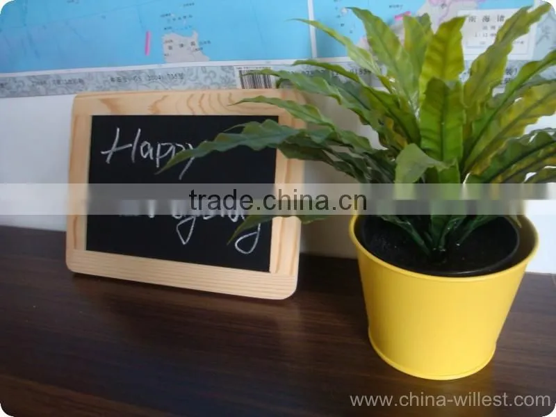 Pine wood blackboard, wood frame chalkboard, double side blackboard