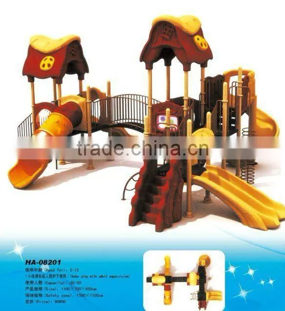 THE LARGEST OUTDOOR PLAYGROUND EQUIPMENT MANUFACTURER IN SOUTH CHINA - KID'S SLIDE COMBINATION(HA-09903)