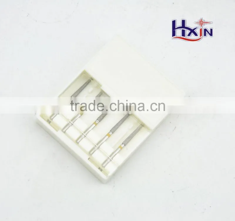 5pcs/set High Quality Electroplated diamond bur for teeth / Mini Diamond dental drill