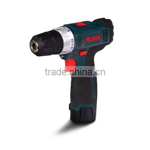 Ronix Industrial level CORDLESS DRIVER DRILL 12V LI-ON Battery model 8612