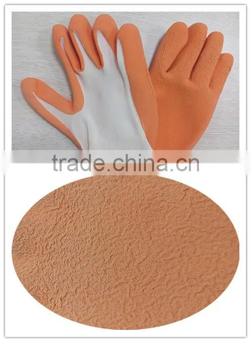 DDSAFETY Hot Sale In 2016 Red Nylon With Grey Latex Gloves