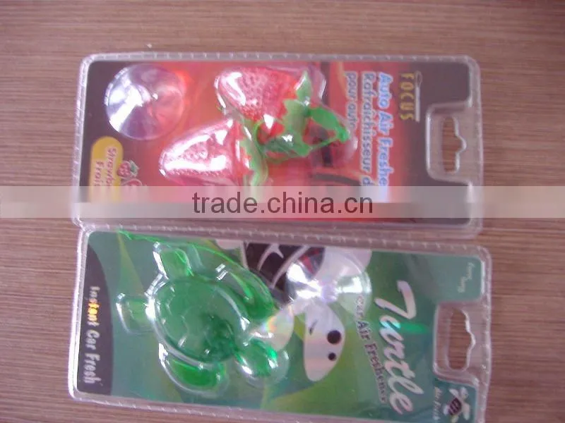 2017 strawberry air freshener gel air freshener with suction cup on window