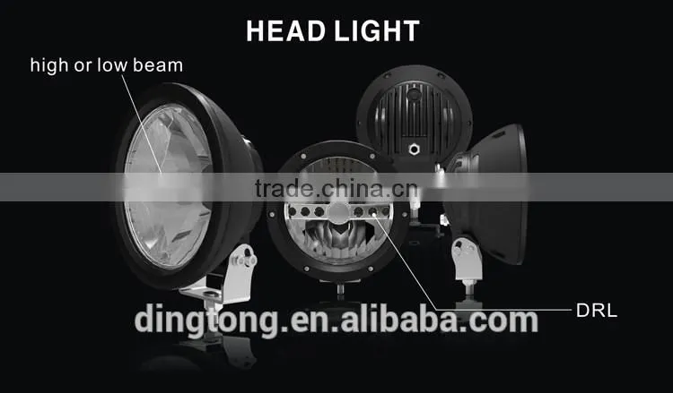 4x4 led spot light auto led headlight 7 inch