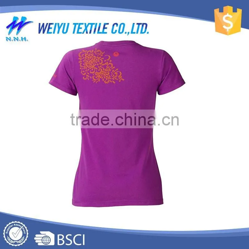 printed flower pattern custom t-shirt