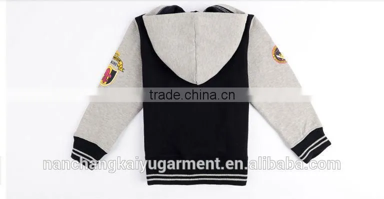 wholesale hoodies fleece embroidery hoodie for chirlden
