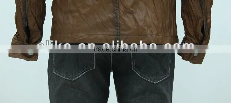 ALIKE brand fashion man real leather jacket