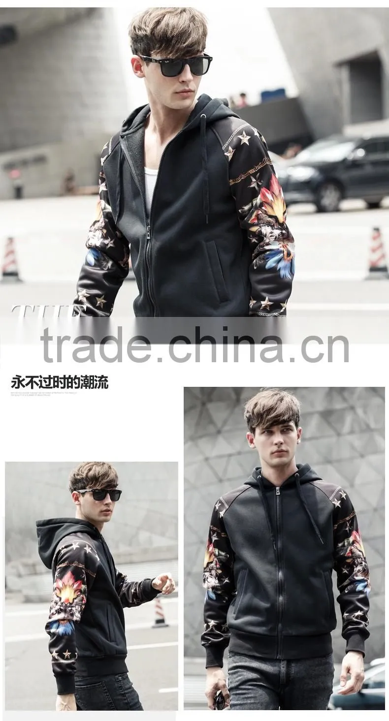 Fashion Custom Zipper-up Sublimation Hoodies