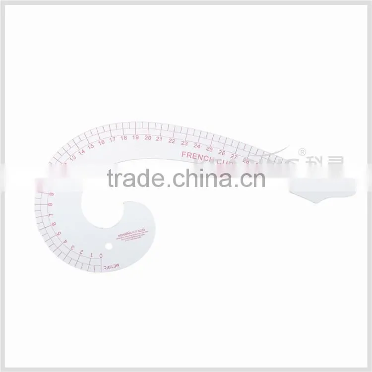 60CM China high quality small knife type metal french curve ruler for fashion design