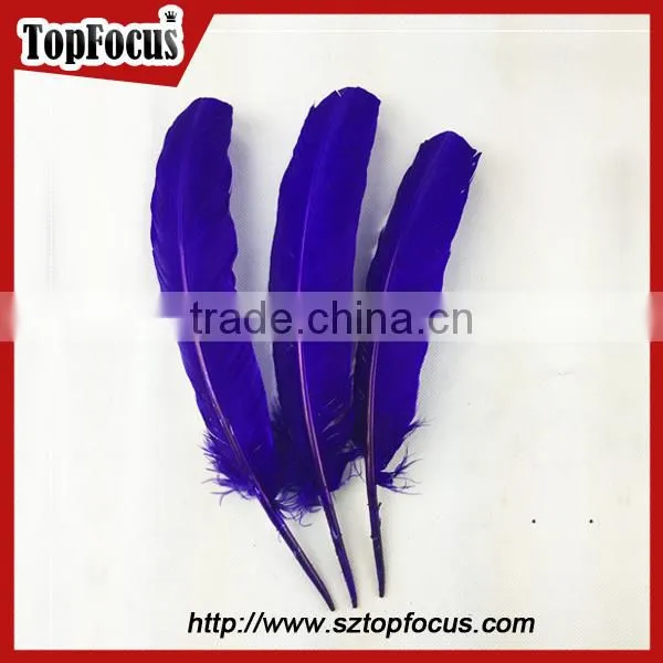 Factory prices wholesale prime quality dyed turkey wing feather