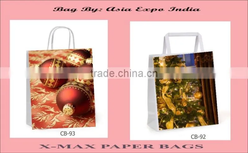 Gift Paper Bags and New Year Design paper bags