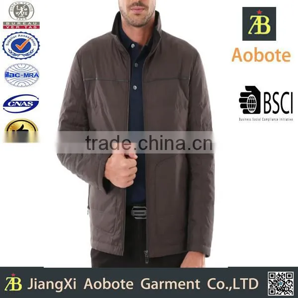 2015 Wholesale Foldable Outdoor Man's Short Cotton Jacket