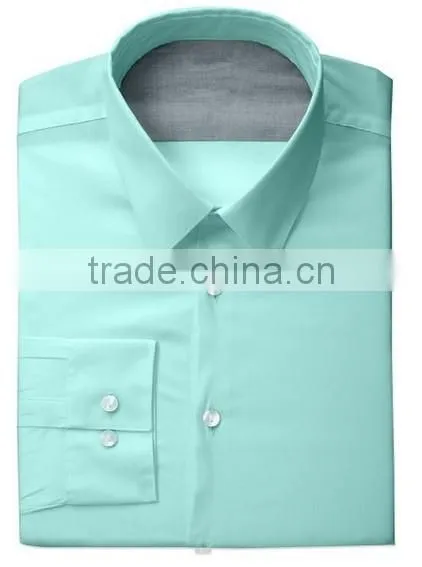 Plain design mens dress shirts
