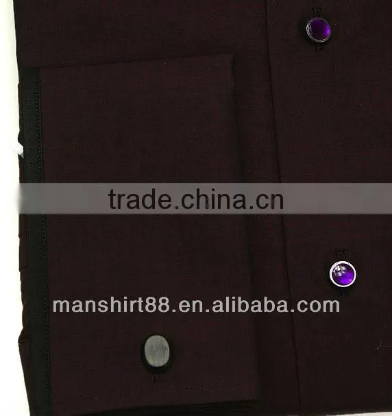 2017 Deep color dress/ tuxedo shirt
