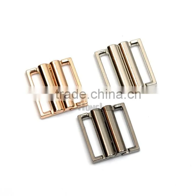 19.5mm metal alloy down coat belt buckle waist cummerbund elastic strap buckle nickle,black,gold BK-090