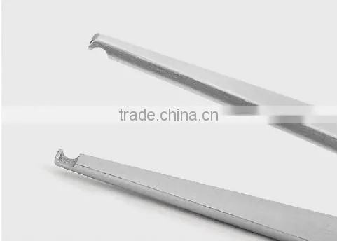 stainless steel tweezer grooves head 101-SA
