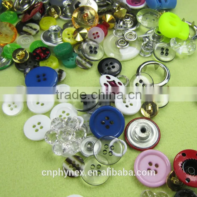 all types of press buttons for garments
