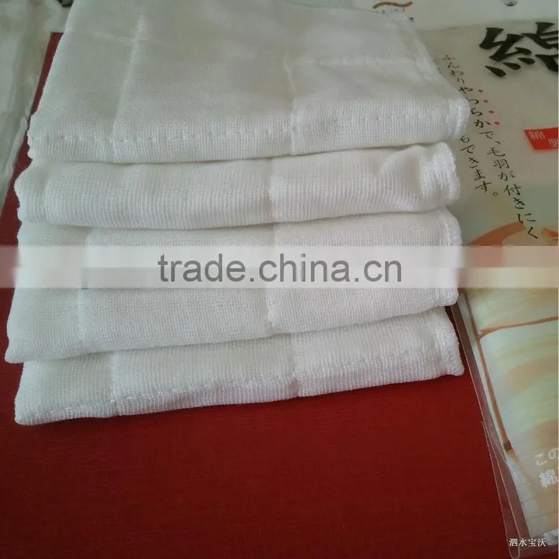 100% Natural Cotton Gauze Towel Kitchen Cleaning Cloth 30cm x 30cm 27g