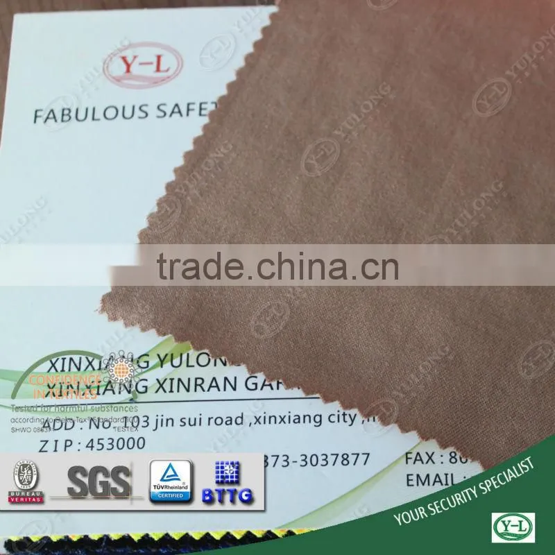 China Supplier Woven Military Aramid For Fireman Inherently Flame Resistant Fabric