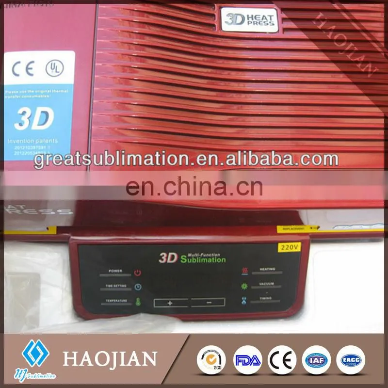 3D sublimation machine heat press machine printing machine