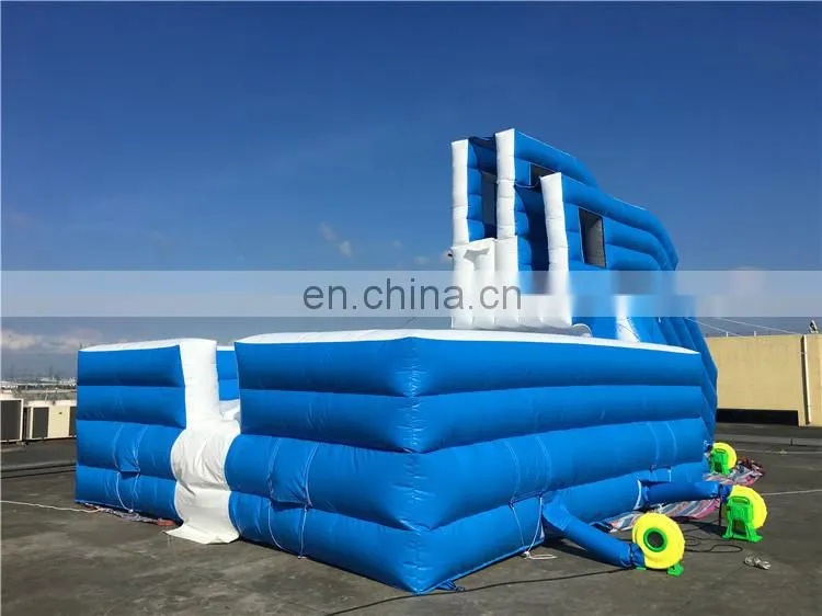 Adult exciting games inflatable jump air bag pad for skiing or jumping