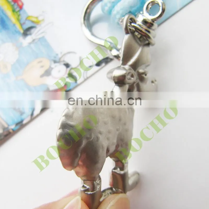 3D animal metal key ring good quality
