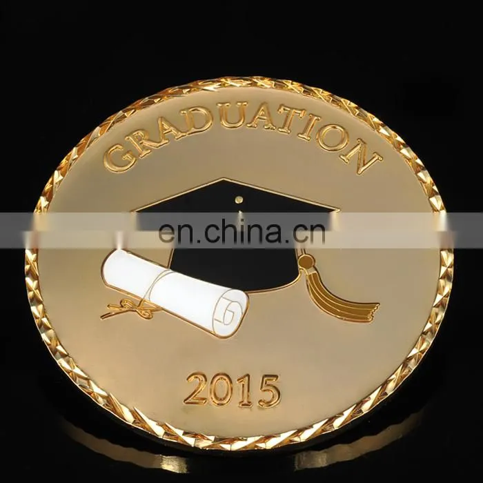 Cheap Price Customized Latest Design Popular University Badge Coin