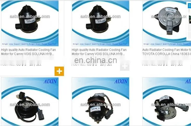 Radiator Cooling Fan Motor for ACV4#/2AZ 16363-0H170