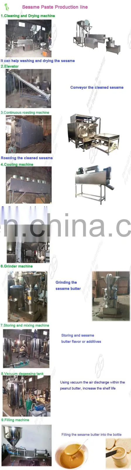 Good Service Sesame Sauce Machinery Tomato Jam Processing Line Shea Butter Tahini Paste Making Machine