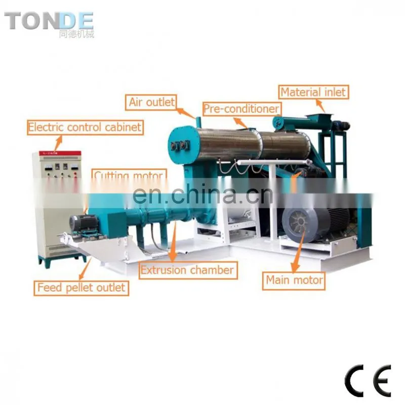 Popular in Nigeria Fish Floating Feed Making Machine